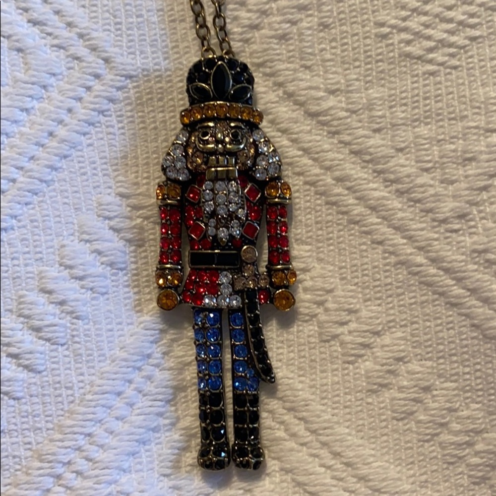 🌟 Rhinestone Nutcracker Necklace